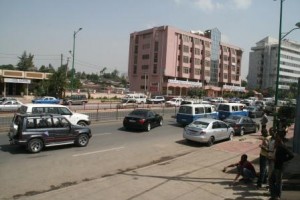 straatbeeld Addis